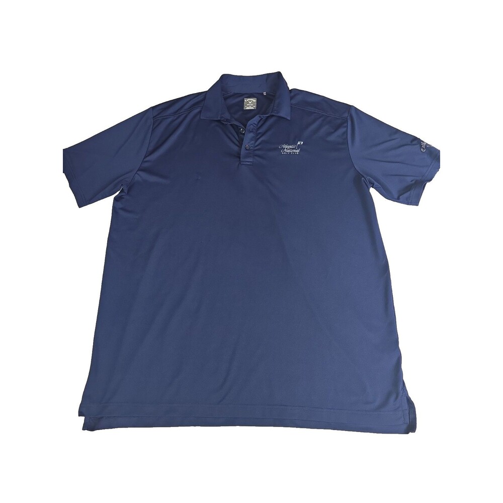 Callaway Opti-Dri Golf Polo Shirt Men’s XL Navy Atlantic National Club